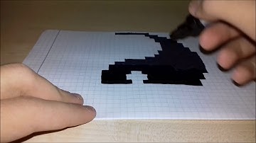 Yin Yang Symbol Pixel Art (Timelapse)
