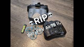 I broke a motor on my #betafpv Air75II...come see how