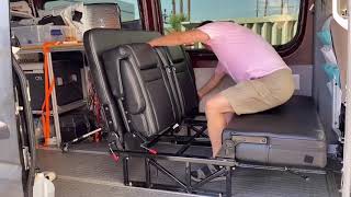 Sprinter seat bed