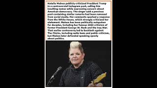 Natalie Maines Sparks Fresh Controversy with Explosive Attack on Donald Trump #news #U.S. #shorts