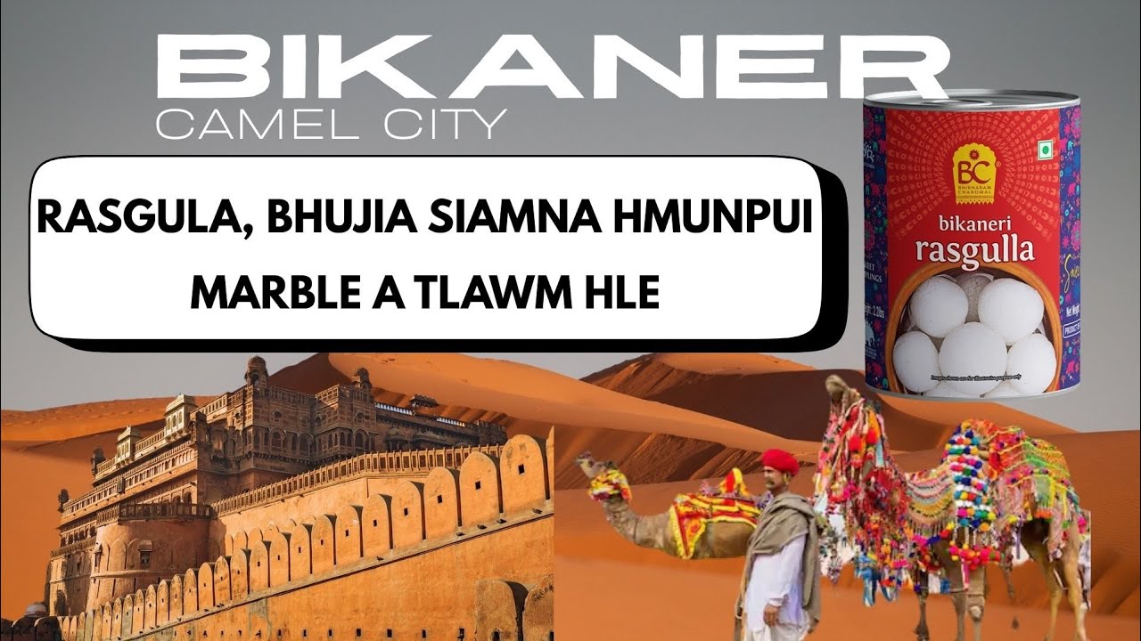 SEIL TOUR || BIKANER || Camel  City || Marble, Bhujia, Rasgula siamna hmunpui