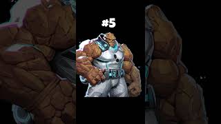 UPDATED! All 12 Thing skins ranked! #marvelrivals #gaming #shorts #marvel