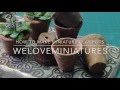 How to make miniature clay pots