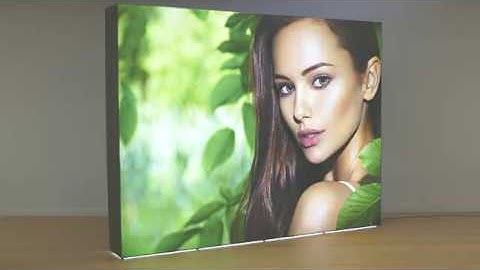 Lumiere SEG Popup Booth Set-Up with Ladder Light