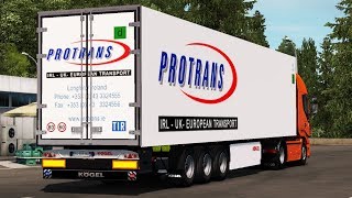 [1.34] Euro Truck Simulator 2 | Kogel Trailer Pack v1.2 | Mods screenshot 5