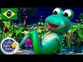 Canções para Bebe | Cinco Pequenos Sapos | Desenho para Bebe | Little Baby Bum em Português