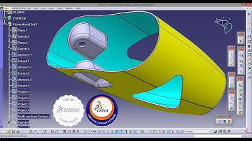 How to create a mechanical part using Generative Shape Design and CATIA Part Design 91