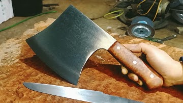 Review những mẫu dao độc lạ.rìu đi rừng.rìu chặt xương/dao pukko thép lớp kẹp lõi thép