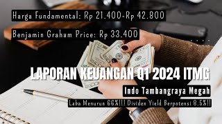 Laporan Keuangan Q1 2024 Saham ITMG (Indo Tambangryaa Megah) - Harga Fundamental Rp 21.400-Rp 42.800