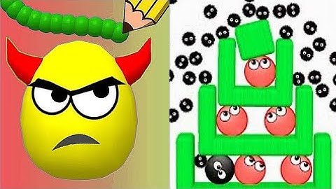 Draw to Smash Puzzle Game VS Hide Ball Brain Teaser Logic Puzzle Games || Gameplay 2025