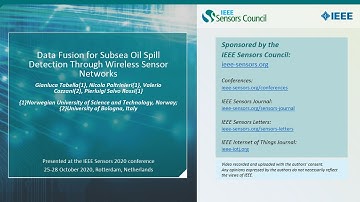 Data Fusion for Subsea Oil Spill Detection Through Wireless Sensor Networks