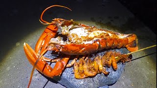 Big Wild Prawns & Lobster - Turbot , Brill - Sole , BBQ On the Beach At 5 am