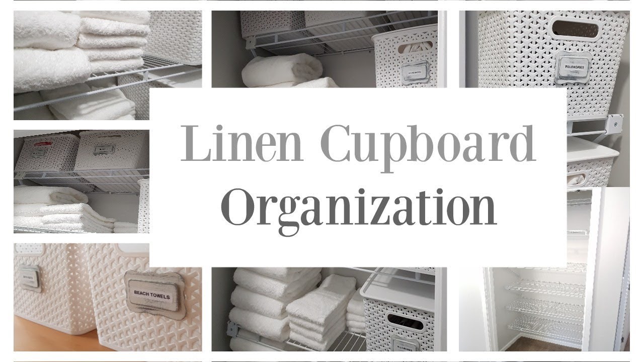 Linen Cupboard Organization - YouTube