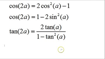 Test C (6) Evaluate Sum, Difference and Double Angle Trig Functions