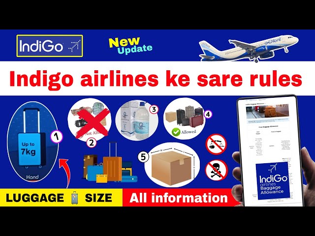 Indigo airlines international baggage allowance | indigo airline rules | indigo airline baggage size class=