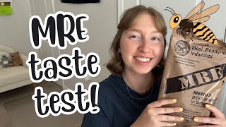MRE Menu 2 Beef Shredded in BBQ Sauce Review | Meal Ready to Eat Taste Test | BBQ MRE