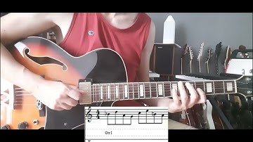 John Coltrane Tetrachords 3-5-2-1 with Economy Picking Lick (with tabs) - DP