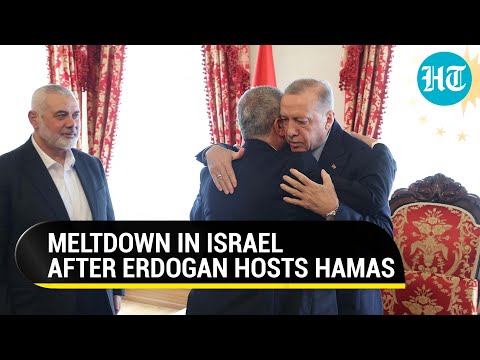 ‘Shame On You’: Diplomats Of Israel & Turkey Clash After Erdogan Hosts Hamas Chief | Watch
