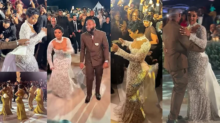 Davido And Chioma White Wedding Reception, Davido Surprise Chioma With $300,000 Gift. 