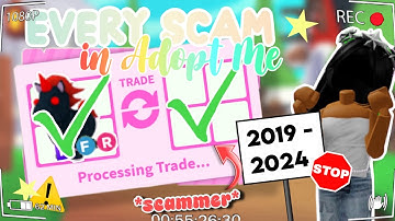 Exposing EVERY SCAMS (2019 - 2024) in Adopt Me!