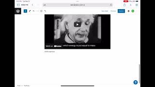 Wordpress on iPad walkthrough