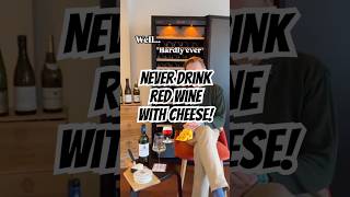 Think red wine is the perfect match for cheese? Think again! 🧀🍷 While a cheese board and a bottle