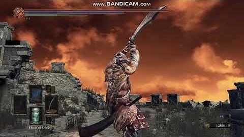 DarkSoulsIII Cinders Mod Red Rust Scimitar Testing