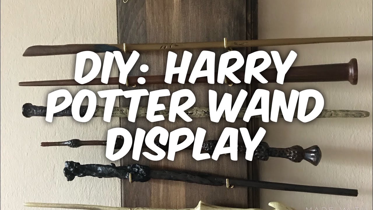 DIY Harry Potter Wand Stand (Quick & Easy) 