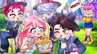Kpop Demon Hunters: Anna vs Saja Boy Steal Microphone - Please! Don't Eat | Gacha Life x Gacha Club