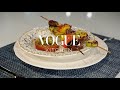 Vogue Kitchen: томаты, фаршированные брокколи, и овощи-гриль на шпажках