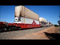 Lots of double stacking on SCT Logistics 2MP9 and !PM9 Mallala, South Australia 28 May 2024