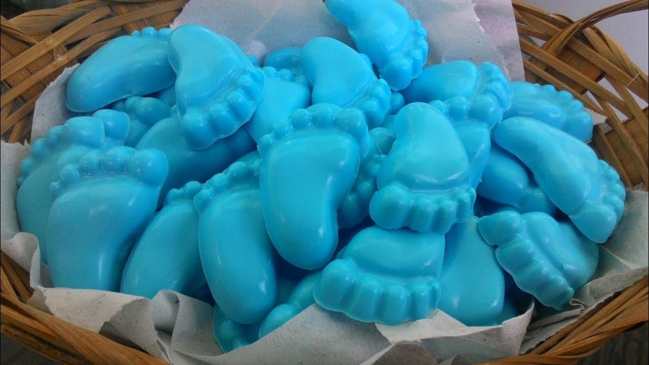 Pezinhos de Sabonete
-  como saber o ponto certo da Base glicerina artesanal