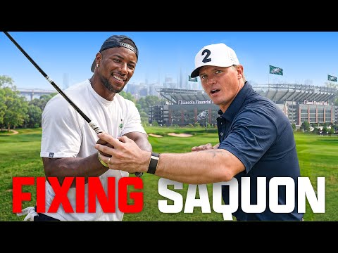 I Fixed Saquon Barkley's Golf Game! (Instant Results)
