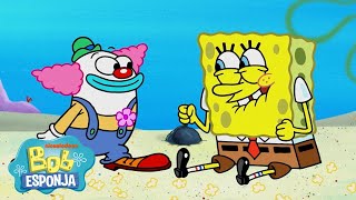 Bob Esponja | ¡Cada payaso y circo en Fondo de Bikini!  | Bob Esponja en Español