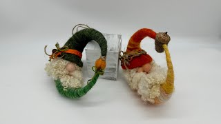 Needle Felt Fall Harvest Moon Ornament