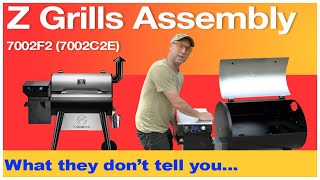 How to Assemble a Z Grills Pellet Grill Model 450B and 7002F2