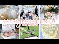 Backyard engagement party  prep and vlog  outdoor garden party