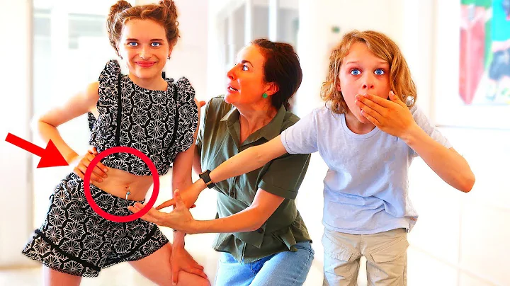 BELLY PIERCED PRANK ON OVER PROTECTIVE PARENT | Sa...