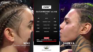 Sheeya vs Wiki Jaroniewska - CAŁA WALKA (FAME MMA 17) FULL HD