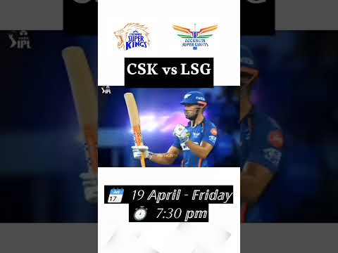 CSK VS LSG IPL 2024 COMPARISON #shorts #ipl #csk #cskvlsg #Isgvscsk #chennaisuperkings #ipl2024 #lsg