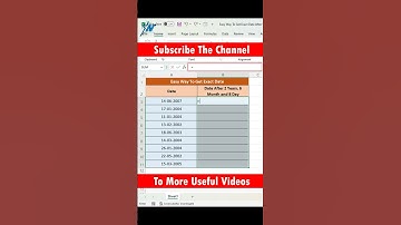 Get the Exact Date by Adding Years Months and Days 😮 #shorts