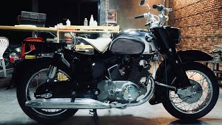 1962 HONDA C72 restoration time-lapse