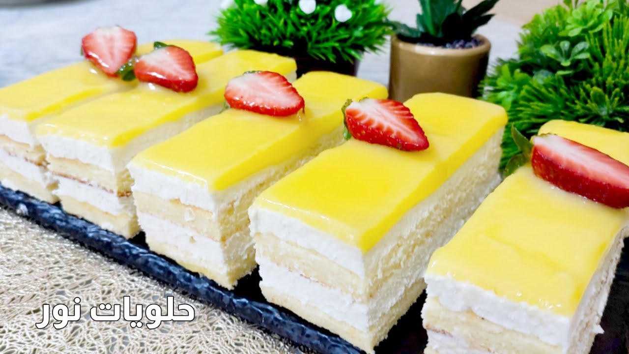 حلويات نور/ ترونش الليمون بذوق الانتعاش بمكونات بسيطة وطريقة جد سهلة وصفة ناجحة من اول تجربة