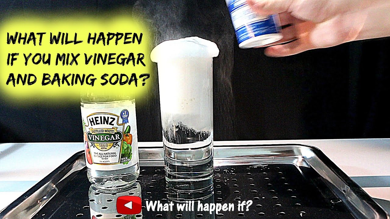 What Will Happen If You Mix Vinegar And Baking Soda Youtube