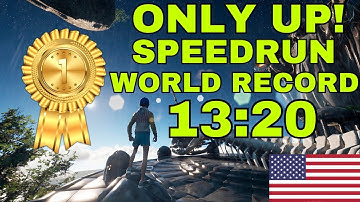 Only Up! Any% Speedrun 13:20 (FORMER) WORLD RECORD #1 WITH NEW DINO SKIP
