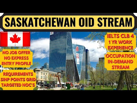 SINP Canada 2022 | Saskatchewan Occupation In-Demand Stream for Canada PR | Dream Canada