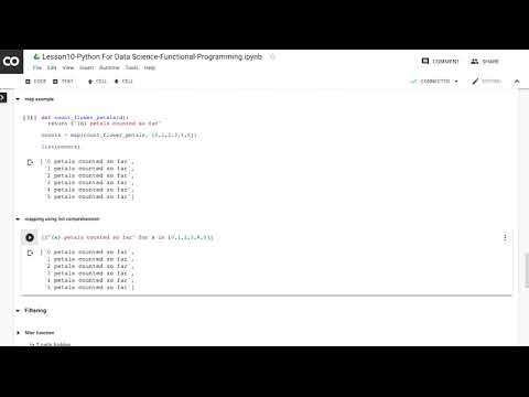 Use list comprehensions in Python