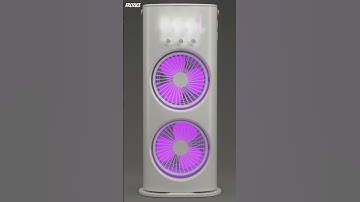 RGB Portable Fan Animation in blender #blender #productanimation #3danimation