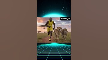 USAIN BOLT VS CHEETAH #speed  #funny