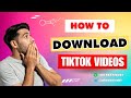 How to Download TikTok Videos for Reposting or Backup